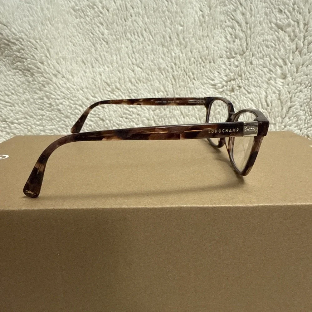 LONGCHAMP LO2678 606 Brown Womens‎ Square Eyeglasses Frame Only 54-15-140
